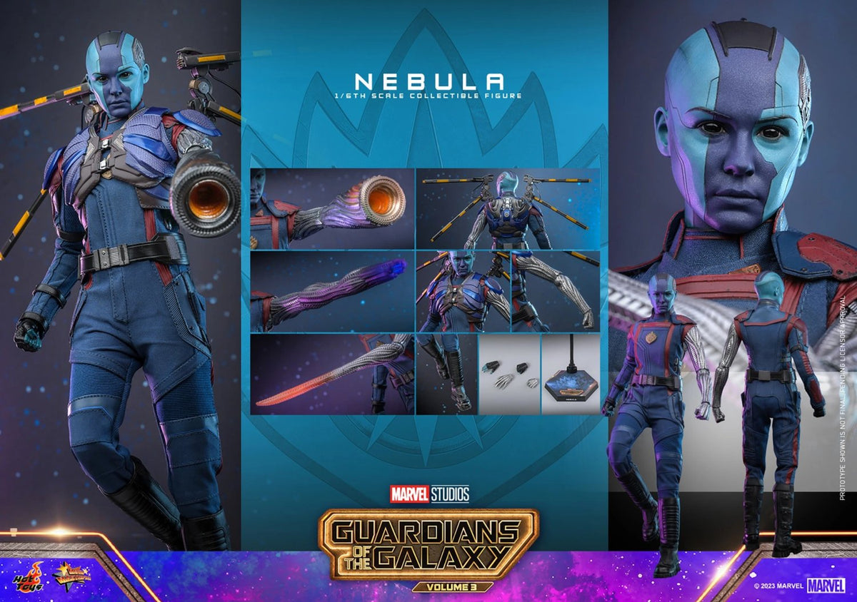 HOT TOYS NEBULA GUARDIANS OF THE GALAXY 3 AF MMS 714