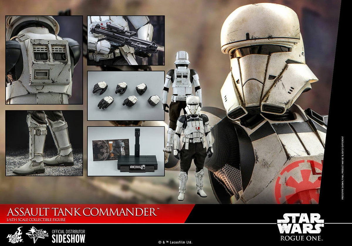 HOT TOYS STAR WARS ASSAULT TANK COMMANDER ROGUE ONE MMS 587 AF