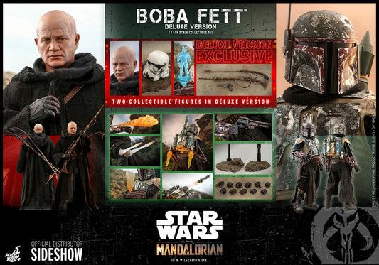 HOT TOYS STAR WARS BOBA FETT 2 PACK DELUXE THE MANDALORIAN TMS 034 AF