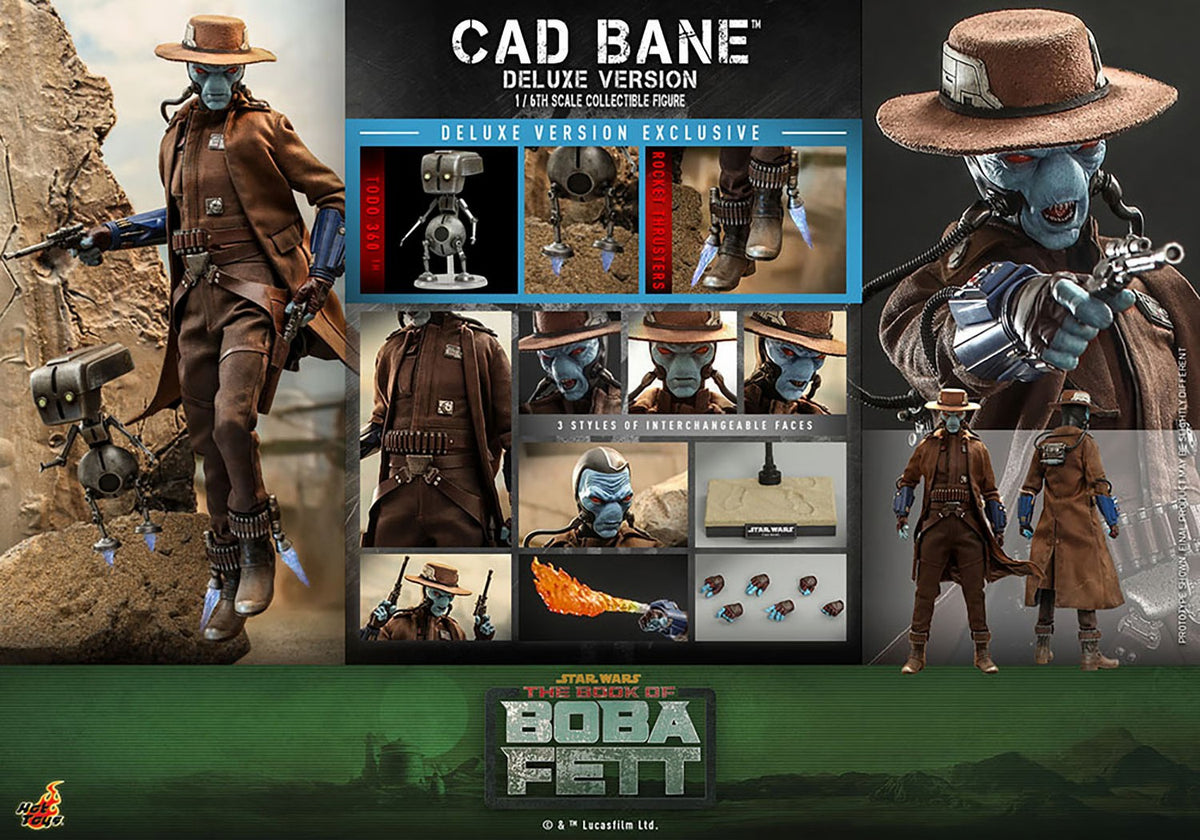HOT TOYS STAR WARS CAD BANE DELUXE BOOK OF BOBA FETT TMS 080 AF
