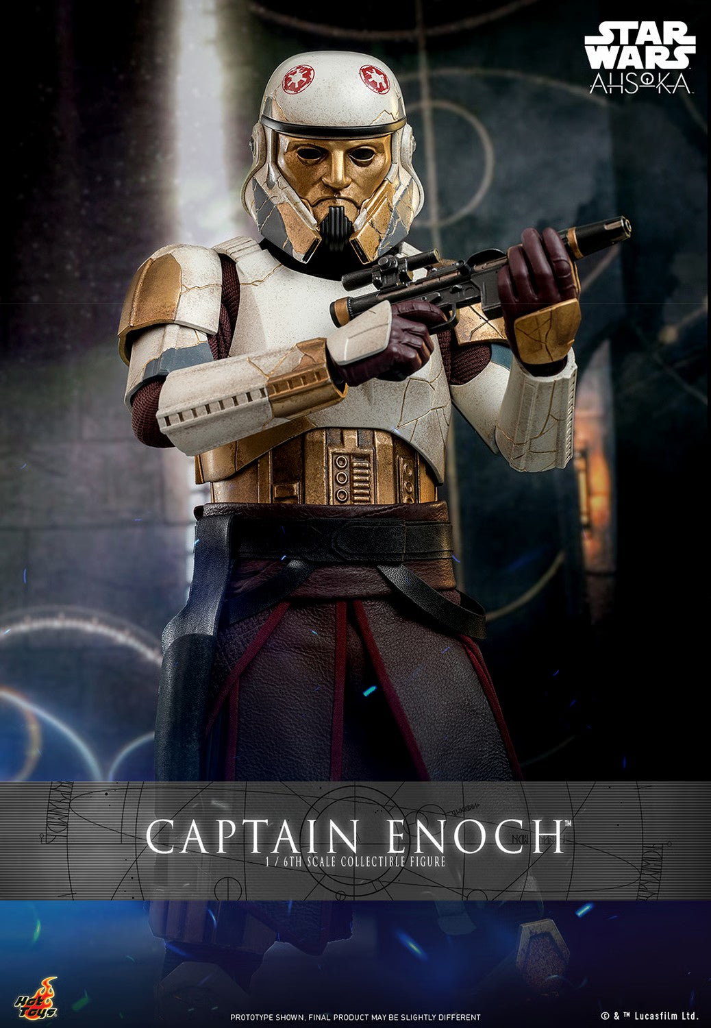 HOT TOYS STAR WARS CAPTAIN ENOCH AHSOKA TMS 120 AF