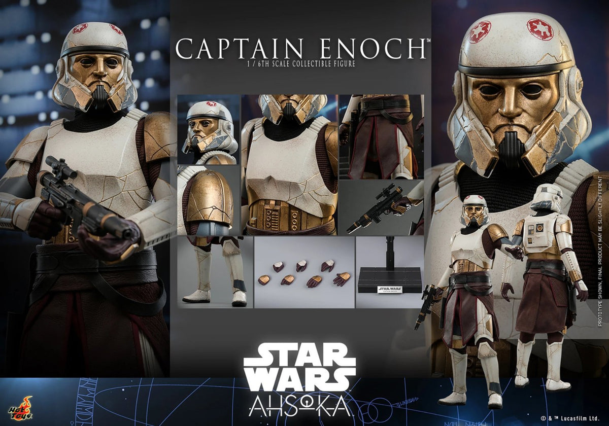 HOT TOYS STAR WARS CAPTAIN ENOCH AHSOKA TMS 120 AF