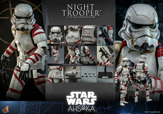 HOT TOYS STAR WARS NIGHT TROOPER AHSOKA TMS 121 AF