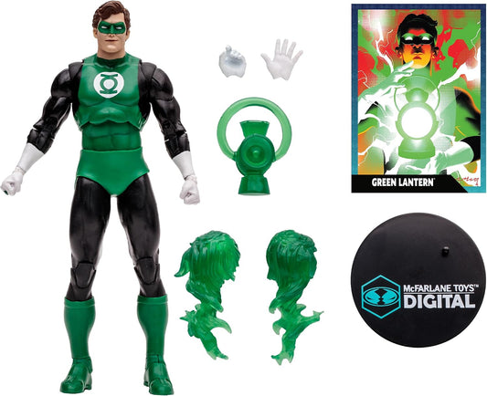 DC MULTIVERSE GREEN LANTERN SILVER AGE MCFARLANE PLATINUM AF