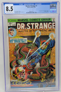 DOCTOR STRANGE #1 ~ MARVEL 1974 ~ CGC 8.5