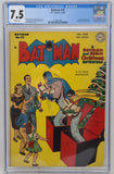 BATMAN #45 ~ DC 1948 ~ CGC 7.5 ~ CHRISTMAS ISSUE