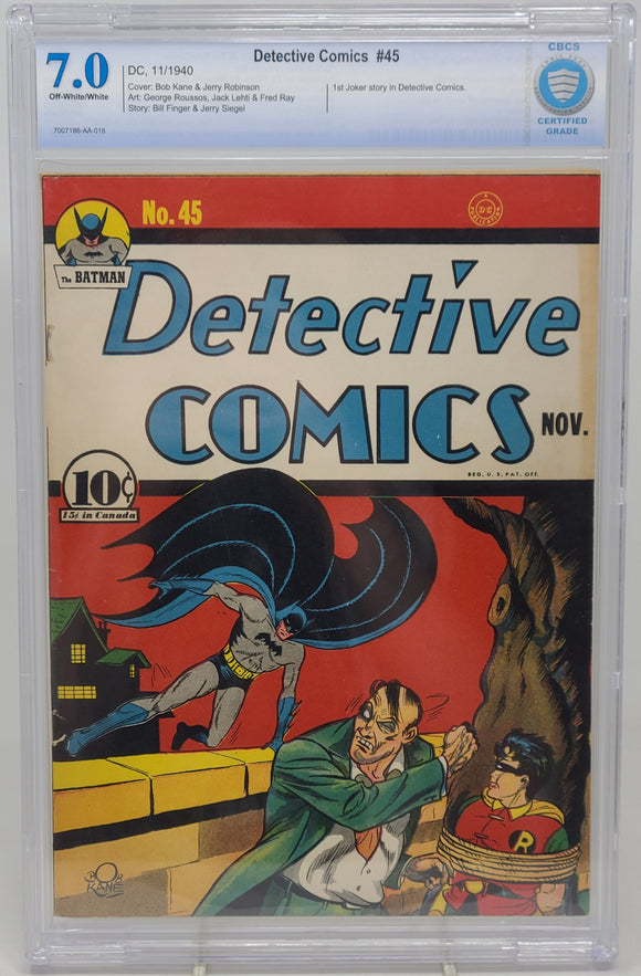 DETECTIVE COMICS #45 ~ DC 1940 ~ CBCS 7.0