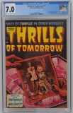 THRILLS OF TOMORROW #17 ~HARVEY 1954 ~ CGC 7.0 ~ PRE-CODE HORROR