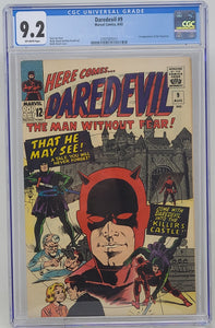 DAREDEVIL #9 ~ MARVEL 1965 ~ CGC 9.2