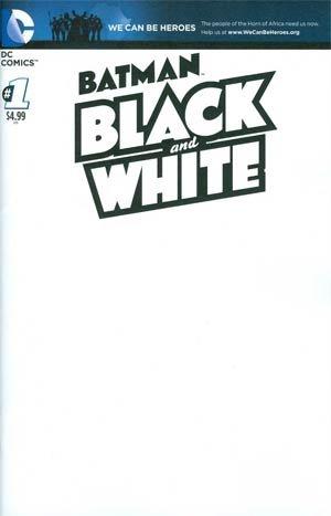 BATMAN BLACK & WHITE #1 BLANK CVR (OF 6)