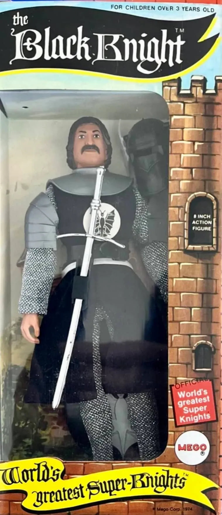 RETRO SUPER KNIGHTS SER 1 8 INCH AF BLACK KNIGHT