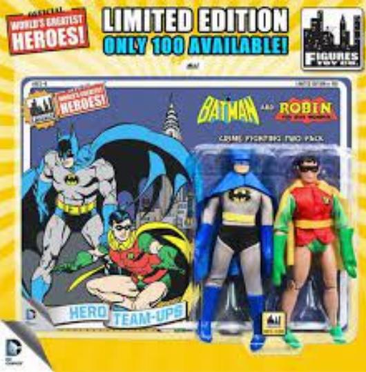 2-PACK DC RETRO BATMAN / ROBIN 8IN AF