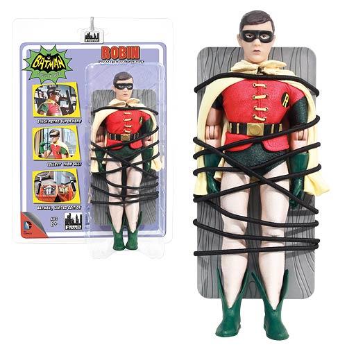 BATMAN 66 RETRO ROBIN HEROES IN PERIL TIED UP VAR 8IN AF