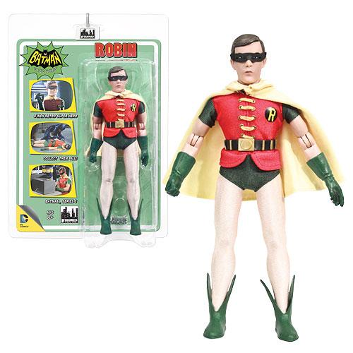 BATMAN 66 RETRO ROBIN W/REMOVABLE MASK S3 8IN AF