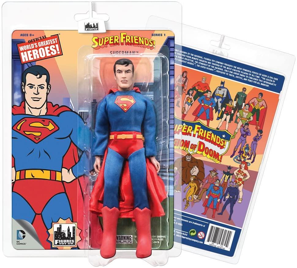 SUPER FRIENDS RETRO SUPERMAN AF S1 8IN AF
