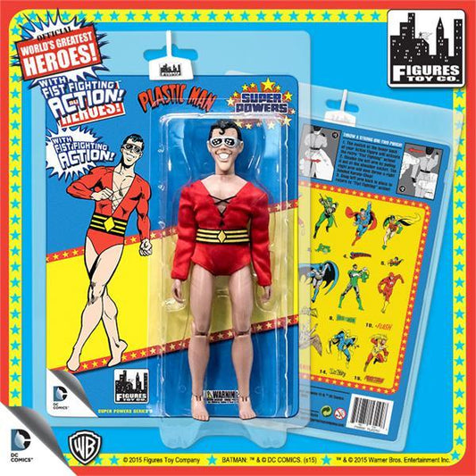 SUPER POWERS RETRO PLASTIC MAN 8IN AF S3
