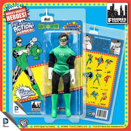 SUPER POWERS RETRO GREEN LANTERN 8IN AF S3
