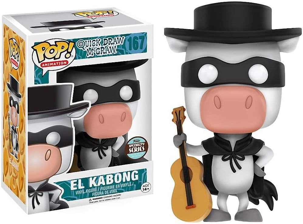 POP ANIMATION HANNA BARBERA QUICKDRAW MCGRAW EL KABONG SPECIALTY SERIES VINYL FIG