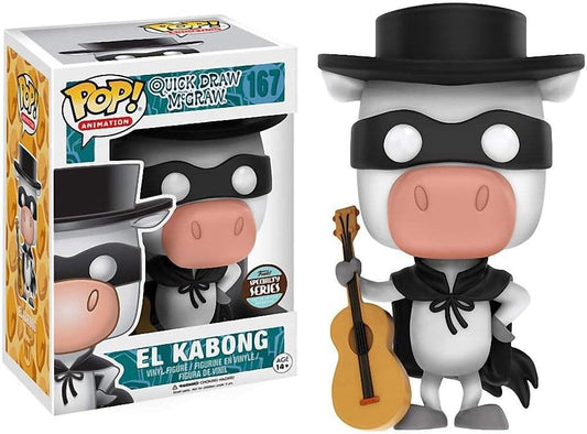 POP ANIMATION HANNA BARBERA QUICKDRAW MCGRAW EL KABONG SPECIALTY SERIES VINYL FIG