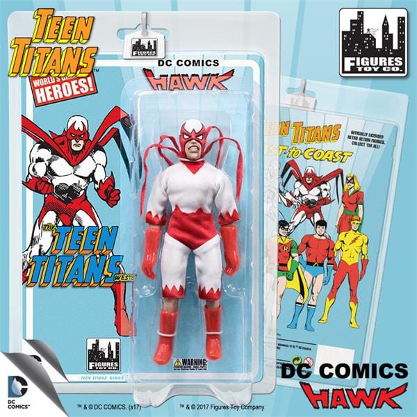 DC RETRO HAWK TEEN TITANS 8IN AF S2