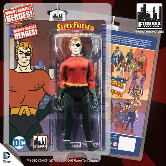 SUPER FRIENDS RETRO AQUAMAN UNIVERSE/EVIL S5 1/2 8IN AF