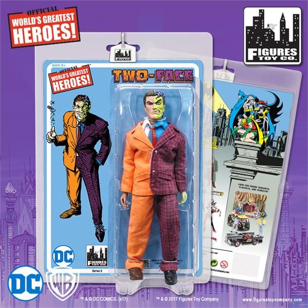 BATMAN RETRO TWO-FACE S5 8IN AF