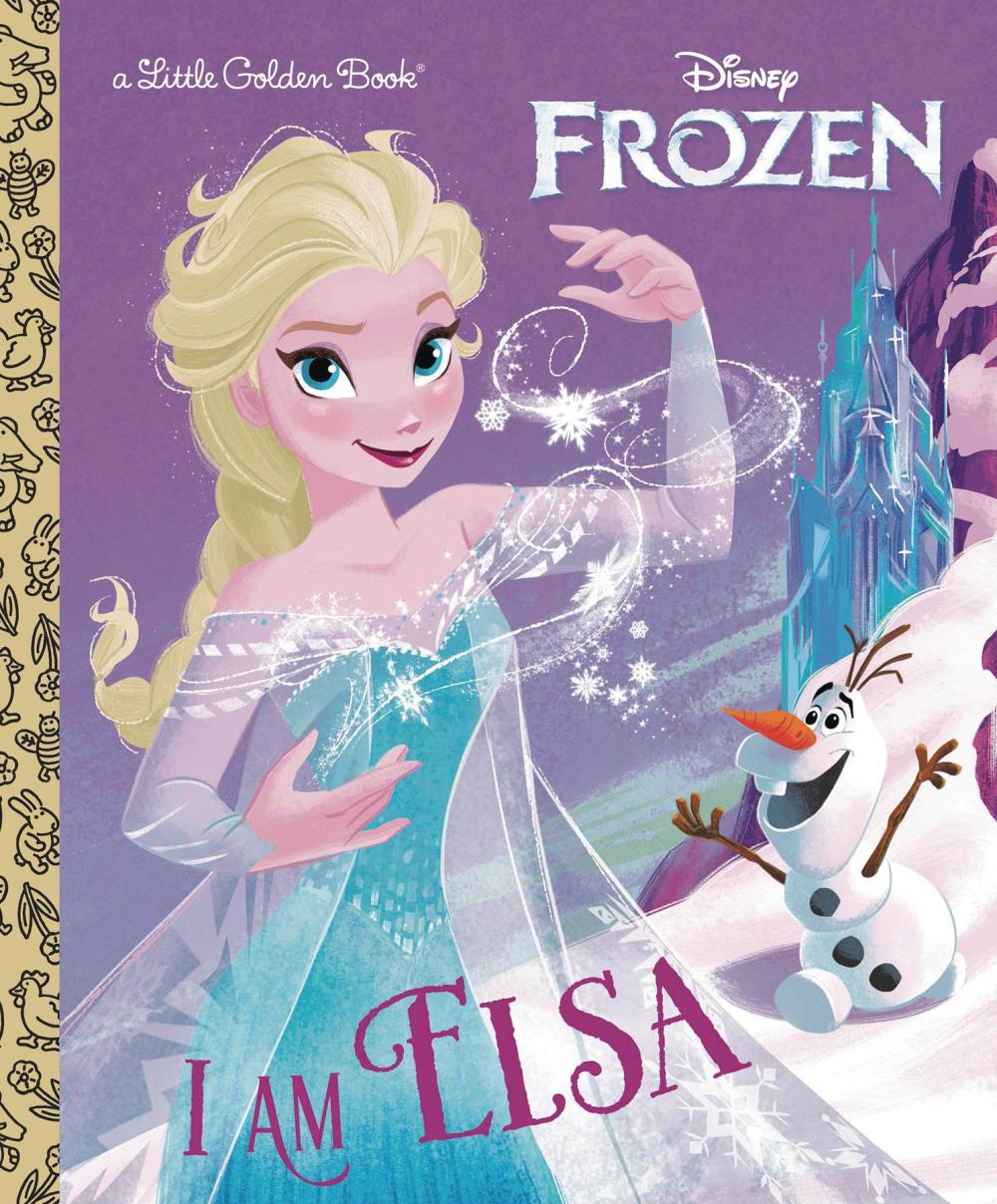 DISNEY FROZEN I AM ELSA LITTLE GOLDEN BOOK