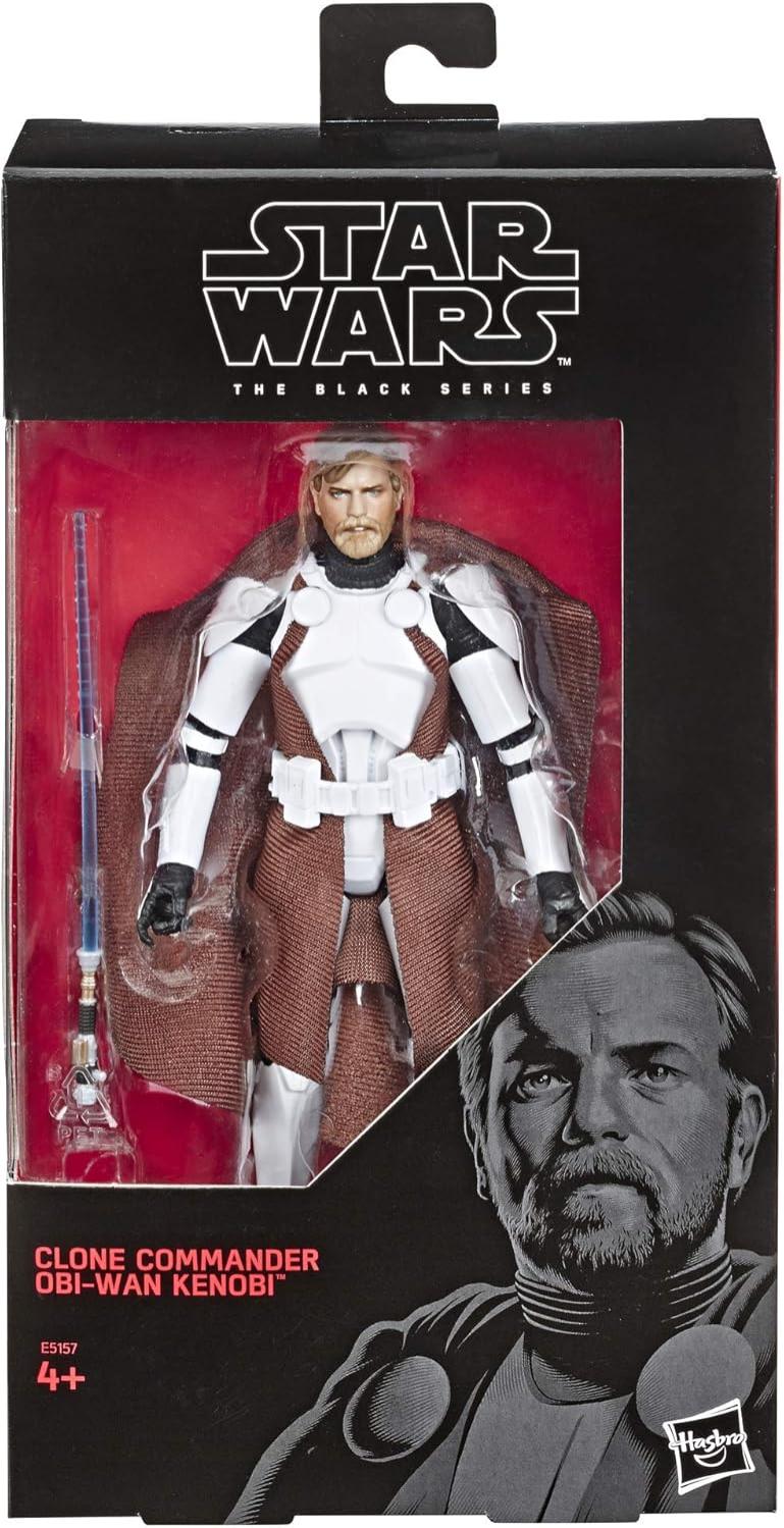 SW BLACK 6 INCH OBI-WAN KENOBI CLONE COMMANDER AF