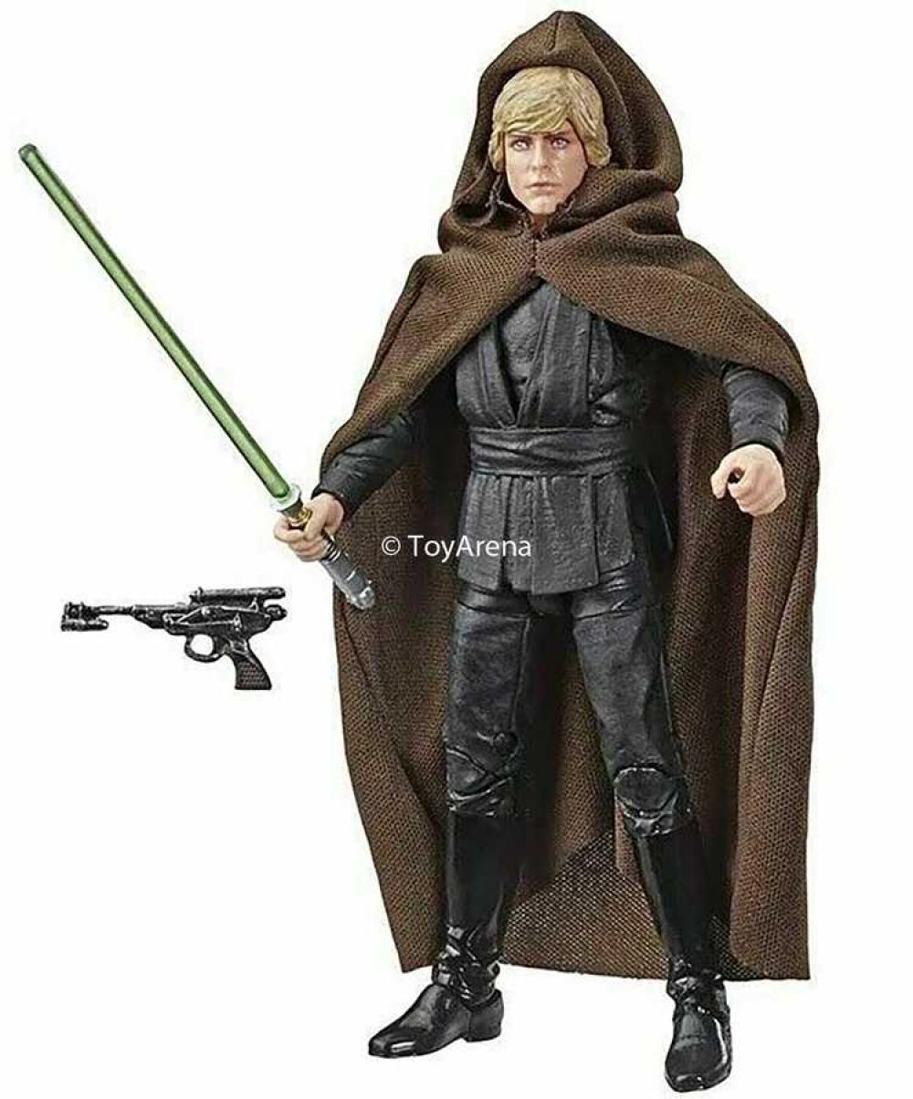 SW BLACK 6 INCH LUKE SKYWALKER JEDI KNIGHT WME AF