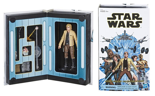 SW BOX BLACK 6 INCH LUKE SKYWALKER SKYWALKER STRIKES EE EXCLUSIVE AF