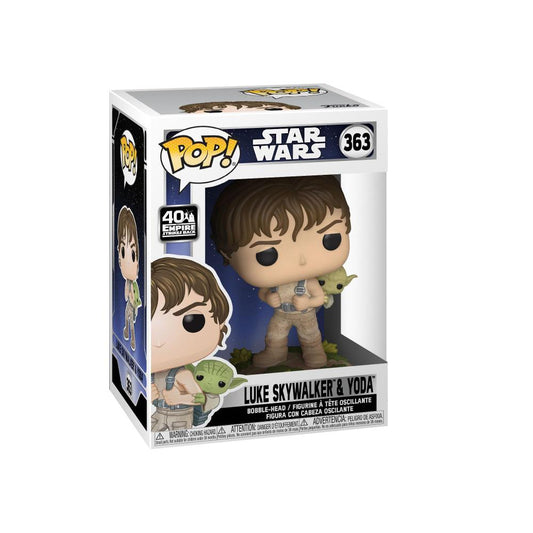 POP SW EP5 40TH LUKE SKYWALKER & YODA TRAINING VINYL FIGURE