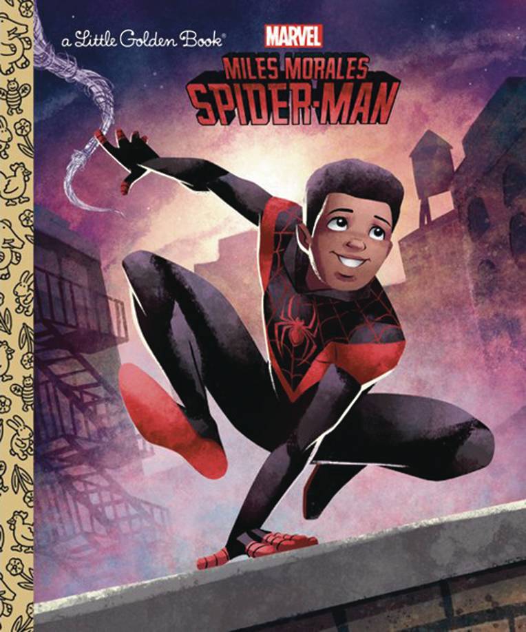 MARVEL MILES MORALES SPIDER-MAN LITTLE GOLDEN BOOK