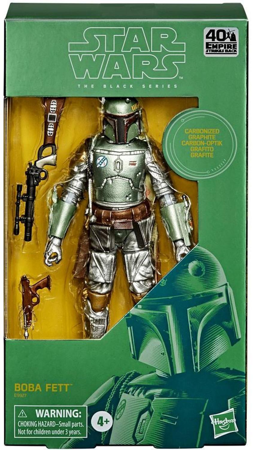 SW BLACK 6 INCH BOBA FETT CARBONIZED AF
