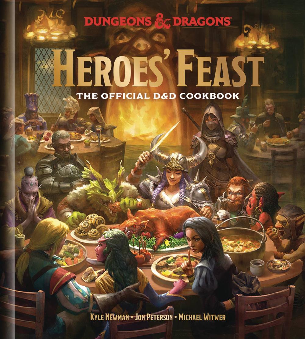 HEROES FEAST OFFICIAL D&D COOKBOOK HC - DUNGEONS DRAGONS - DANDD
