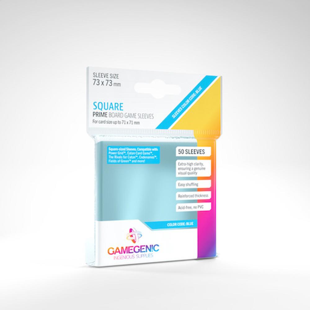 Prime Board Game Sleeves: Blue - Square Sized