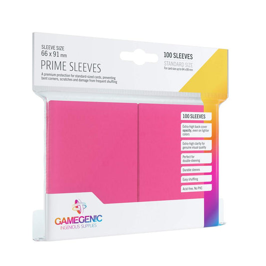 Prime Card Sleeves: Pink 100