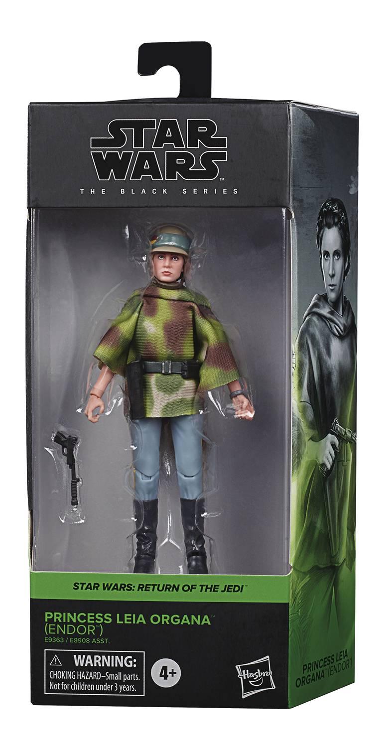 SW BLACK 6 INCH LEIA ORGANA ENDOR ROTJ AF