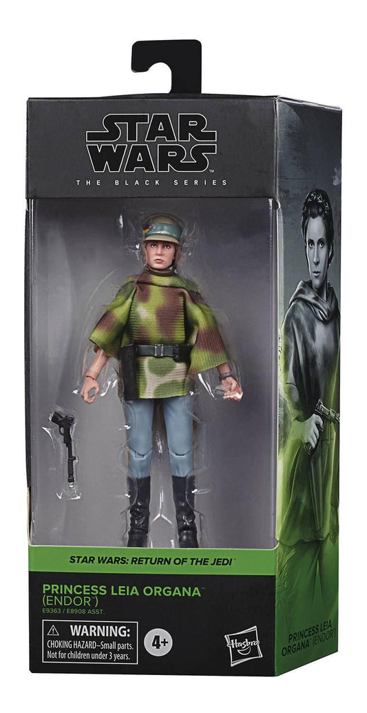 SW BLACK 6 INCH LEIA ORGANA ENDOR ROTJ AF