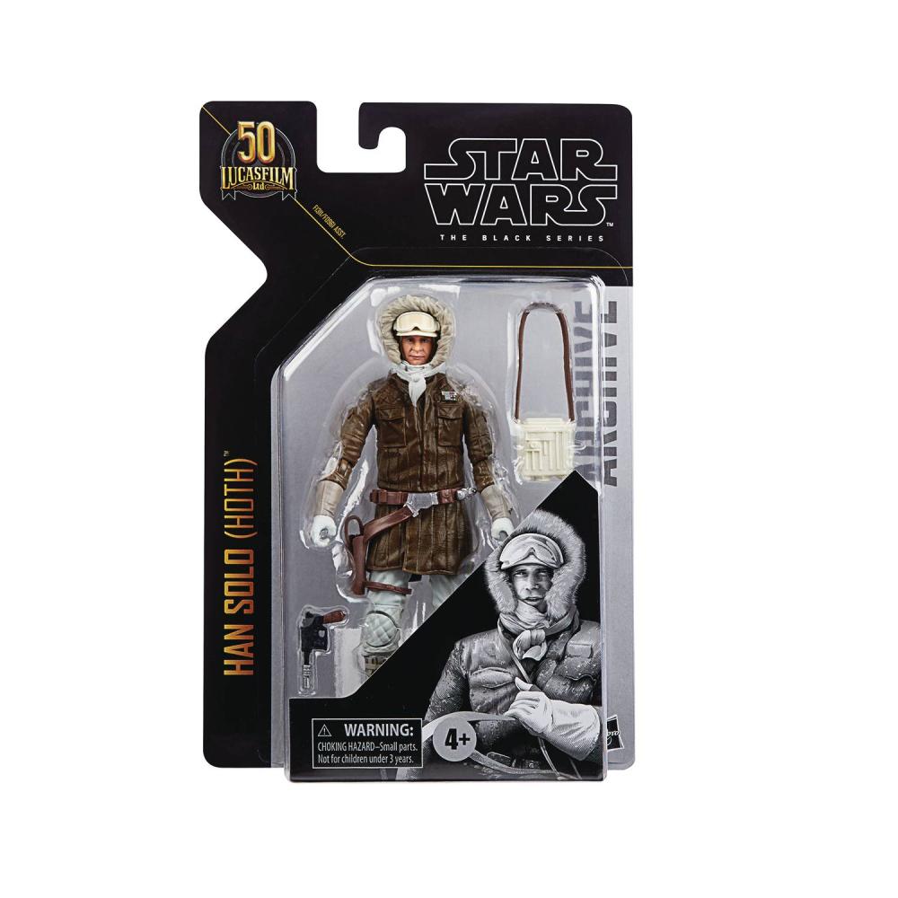 SW ARCHIVE BLACK HAN SOLO HOTH 6 INCH AF