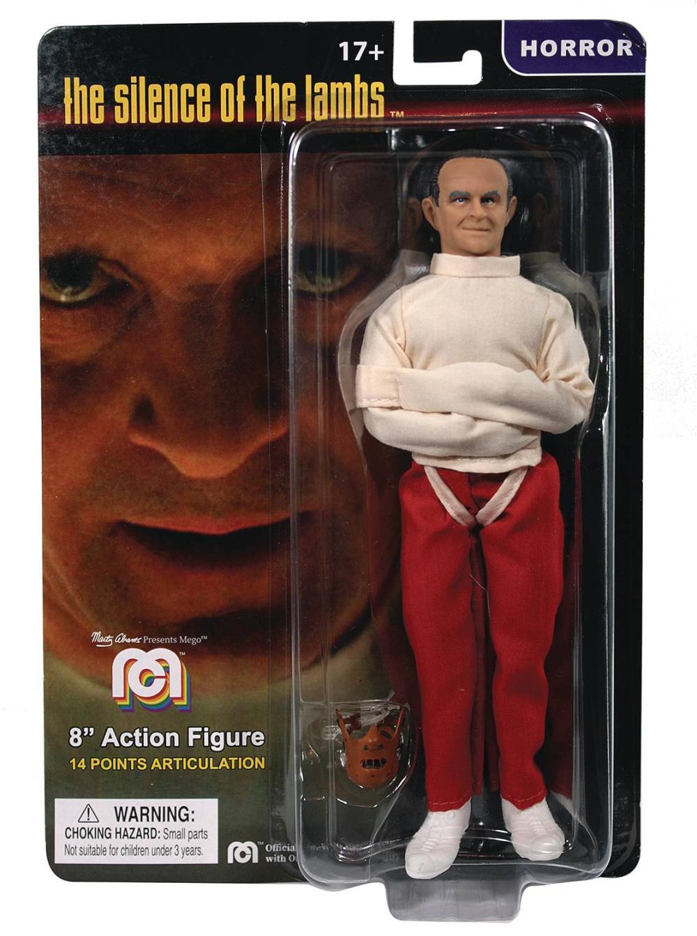 MEGO HORROR HANNIBAL LECTER STRAIGHT JACKET 8IN AF