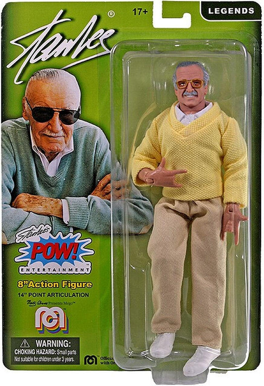 MEGO LEGENDS STAN LEE WEB HANDS 8IN AF