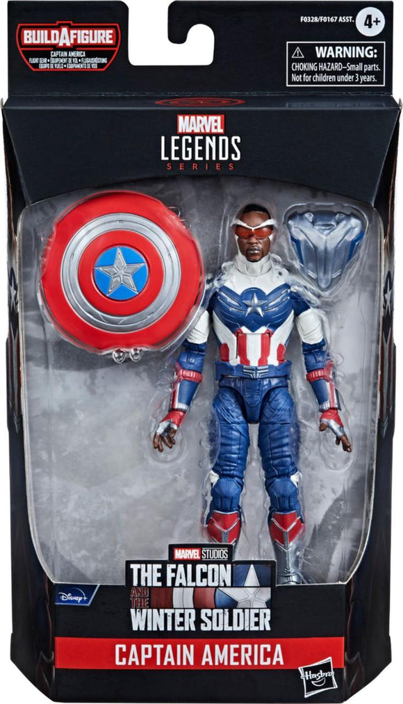 MARVEL LEGENDS NEW CAPTAIN AMERICA AF - CAP FLIGHT GEAR BAF - SAM WILSON