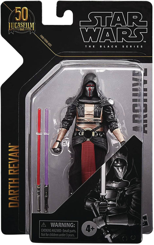 SW ARCHIVE BLACK DARTH REVAN 6 INCH AF