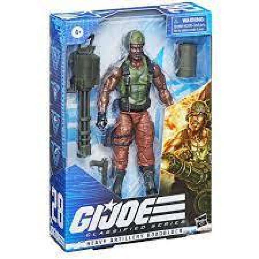 GI JOE CLASSIFIED ROADBLOCK HEAVY ARTILLERY 6IN AF