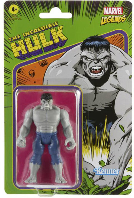 MARVEL LEGENDS 3.75 RETRO GREY HULK AF
