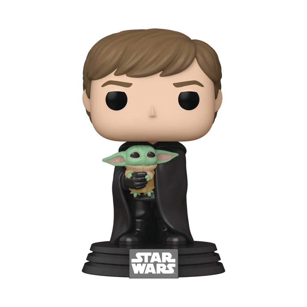 POP SW MANDALORIAN LUKE W/ GROGU VIN FIG