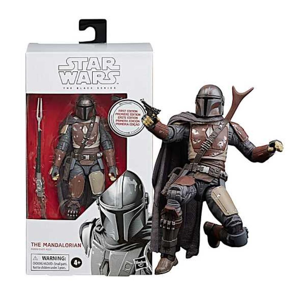 SW BLACK 6 INCH MANDALORIAN FIRST EDITION AF