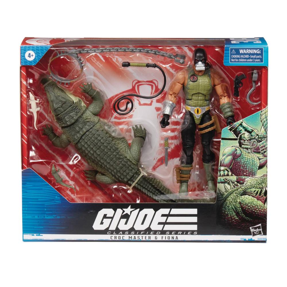 GI JOE CLASSIFIED LARGE CROC MASTER & FIONA 6IN AF