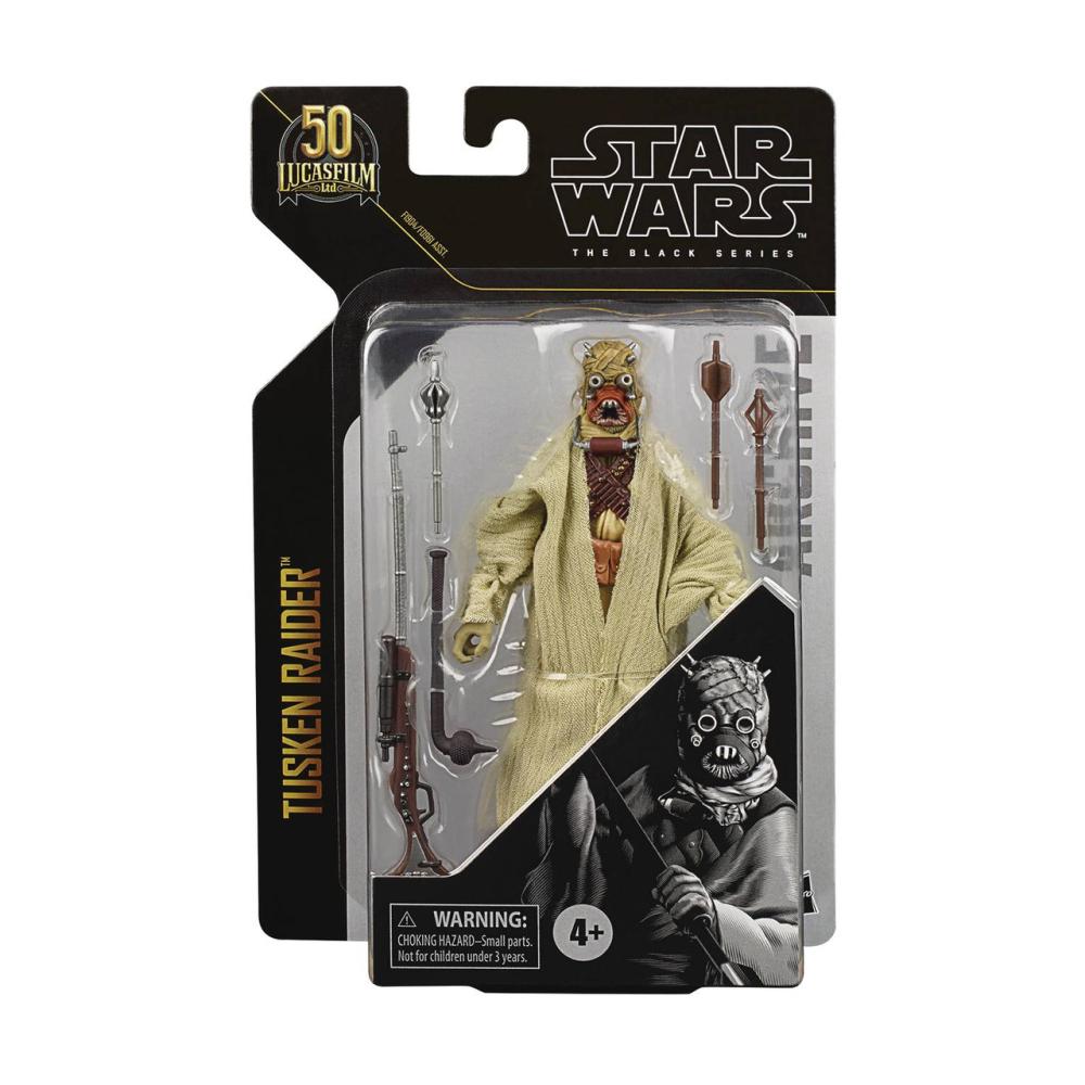 SW ARCHIVE BLACK TUSKEN RAIDER 6 INCH AF
