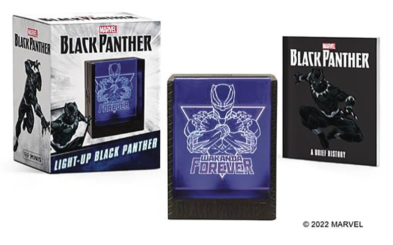 BOOK KIT MARVEL LIGHT UP BLACK PANTHER